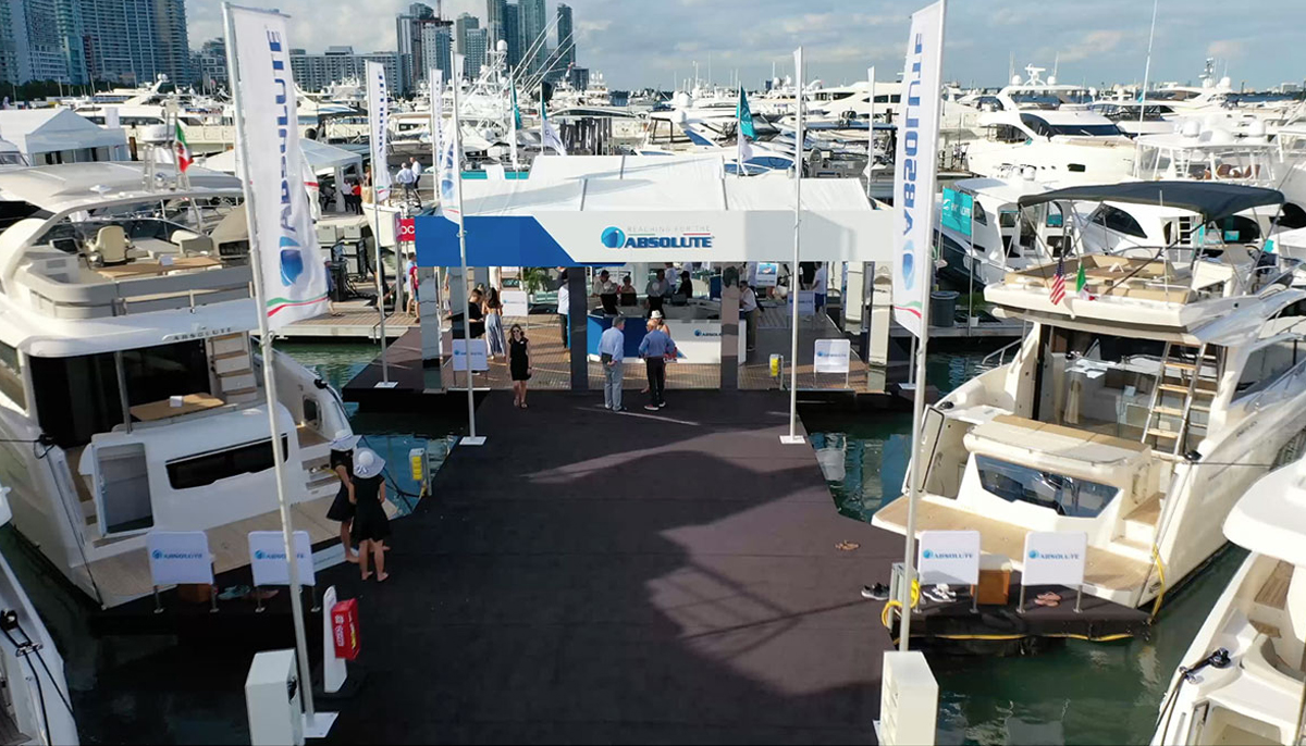 absolute conquista lamerica al miami yacht show
