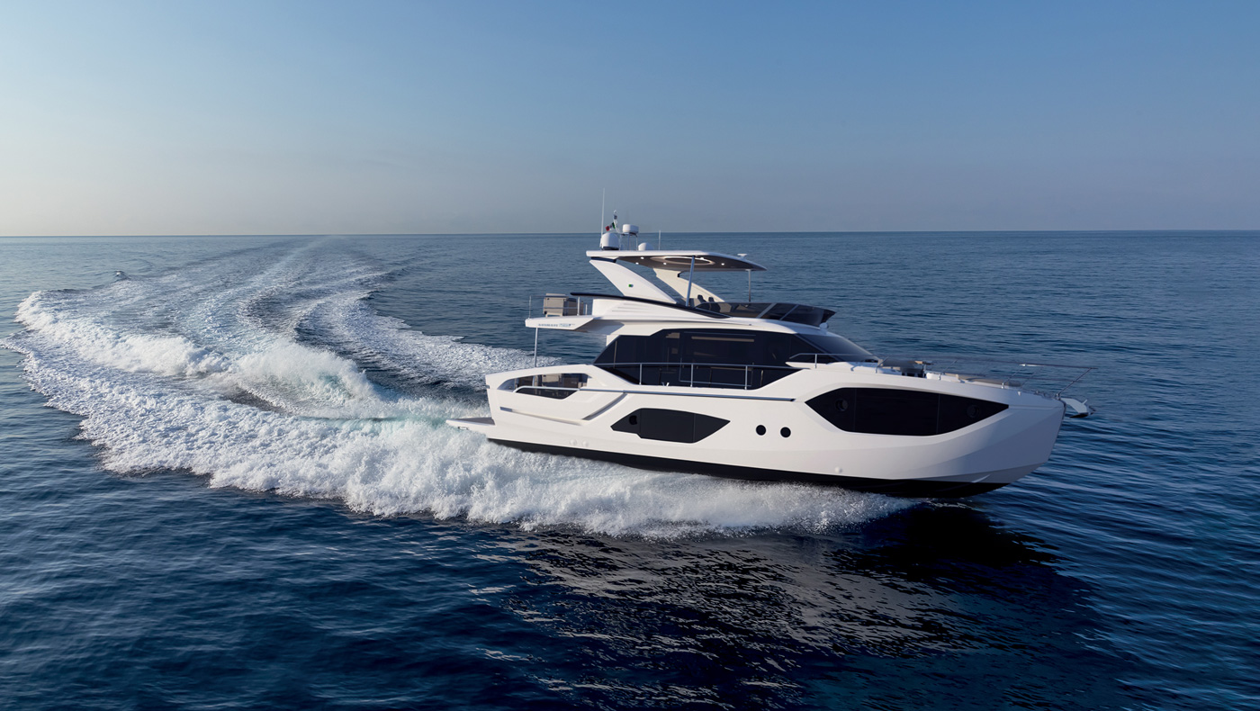 absolute yachts at the disvoer boating miami international boat show